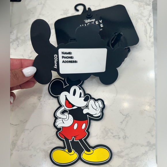Set of two Mickey Mouse bag tags. - Picture 2 of 2